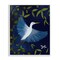 Stupell Industries Heron in Night Forest Framed Giclee Wall Art Design by Michelle Ingari Designs